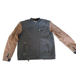 Street and Steel Biker Jacket for Men Sz L Removable Liner NWOT